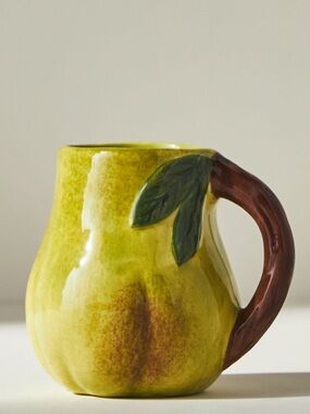 Anthropology Pear Shaped Cider Season Mug